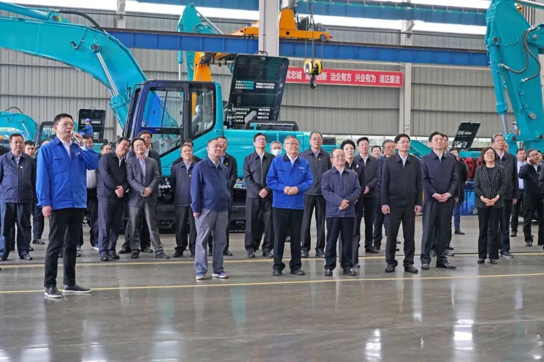 广西党政代表团考察山河智能