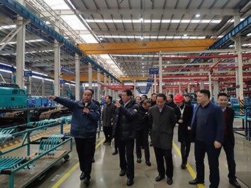 中石化长岭炼化公司调研山河智能