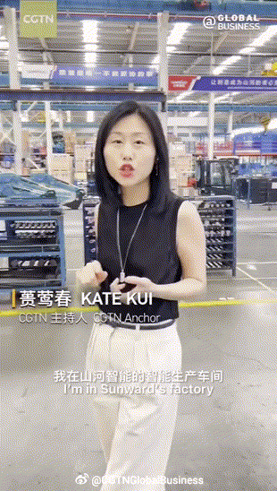 CGTN探厂！专访山河智能董事长、首席专家何清华花絮来了