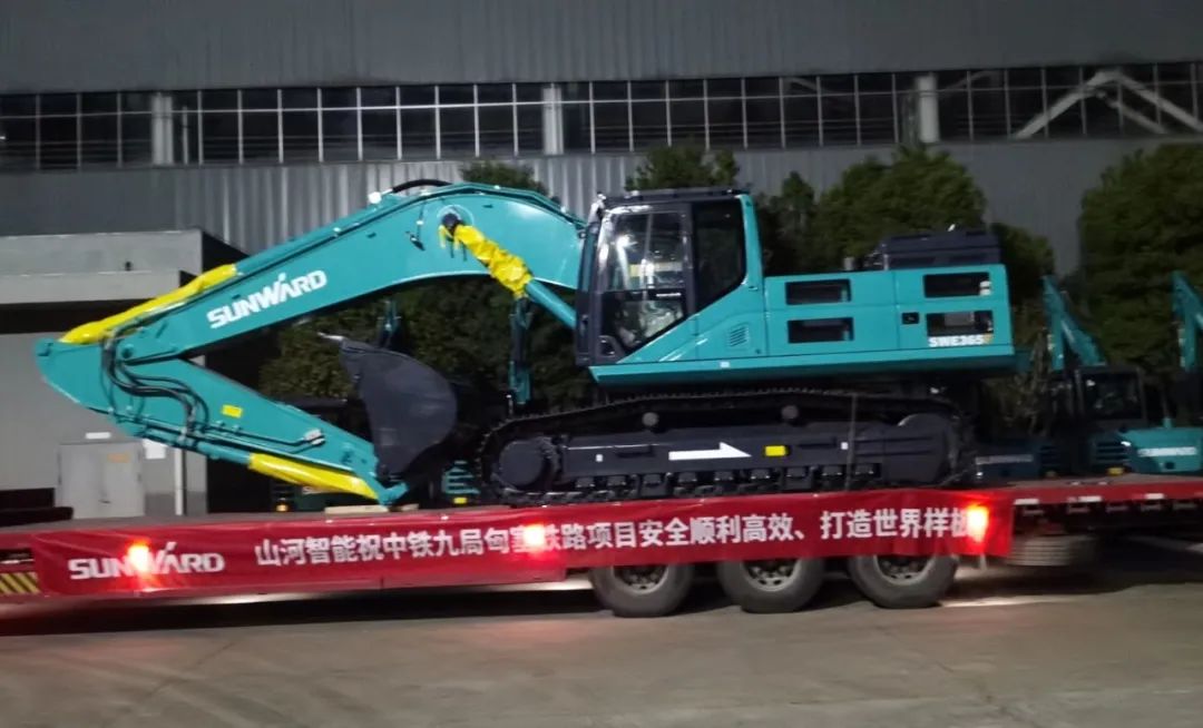 共建“一带一路”!山河智能携手中铁九局助力匈塞铁路建设