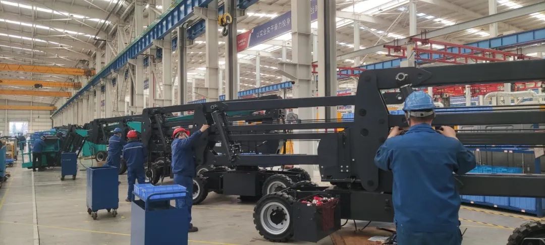 吹响复工“冲锋号”,全力冲刺“开门红”!山河智能高空机械复工复产进行时