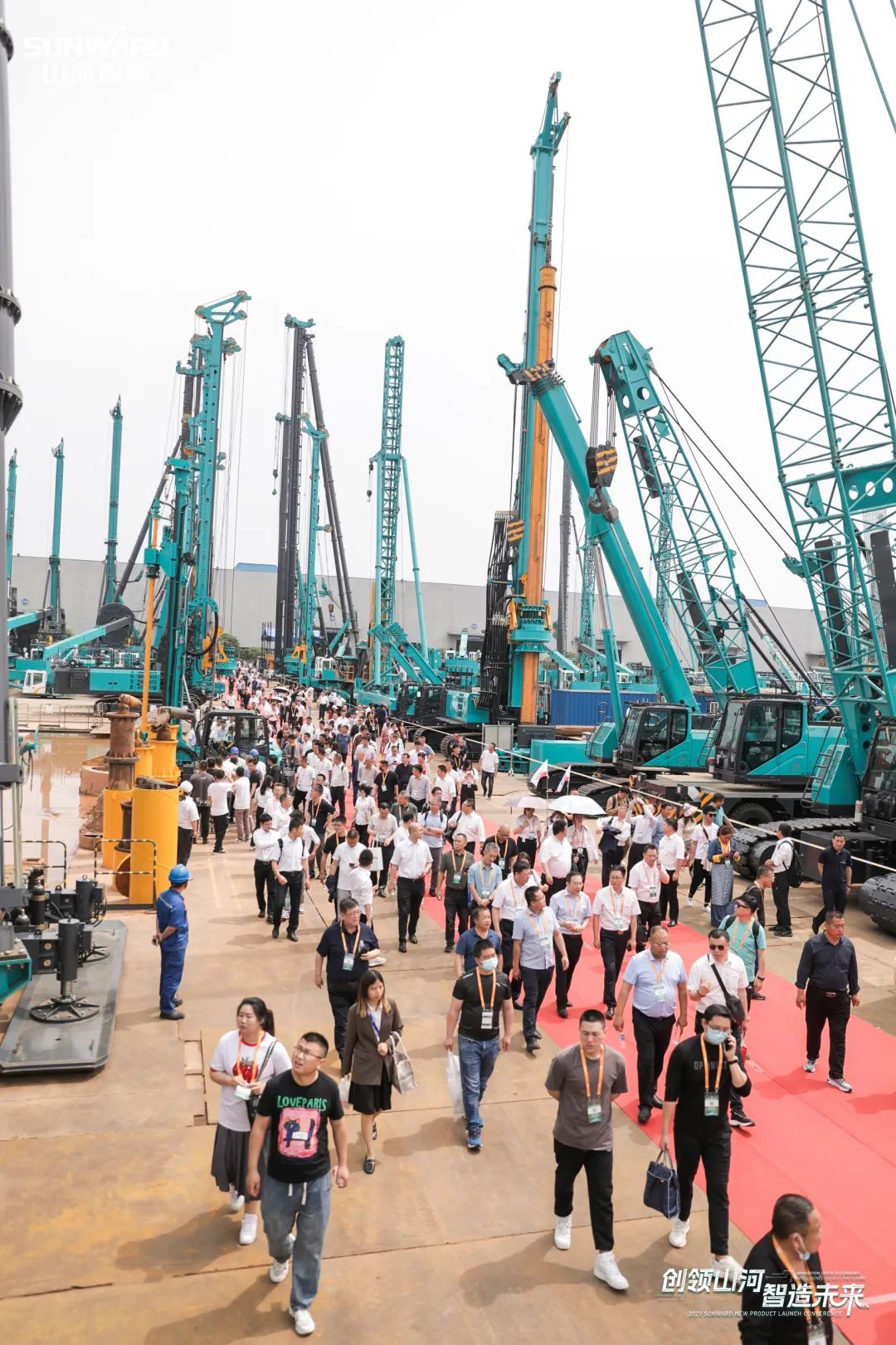 实力出圈!山河智能地下ug环球会员注册“大阅兵”来了