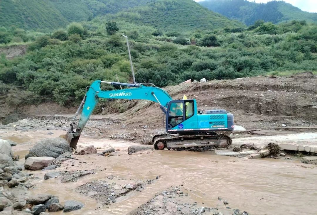 关注！山河智能紧急驰援甘肃榆中