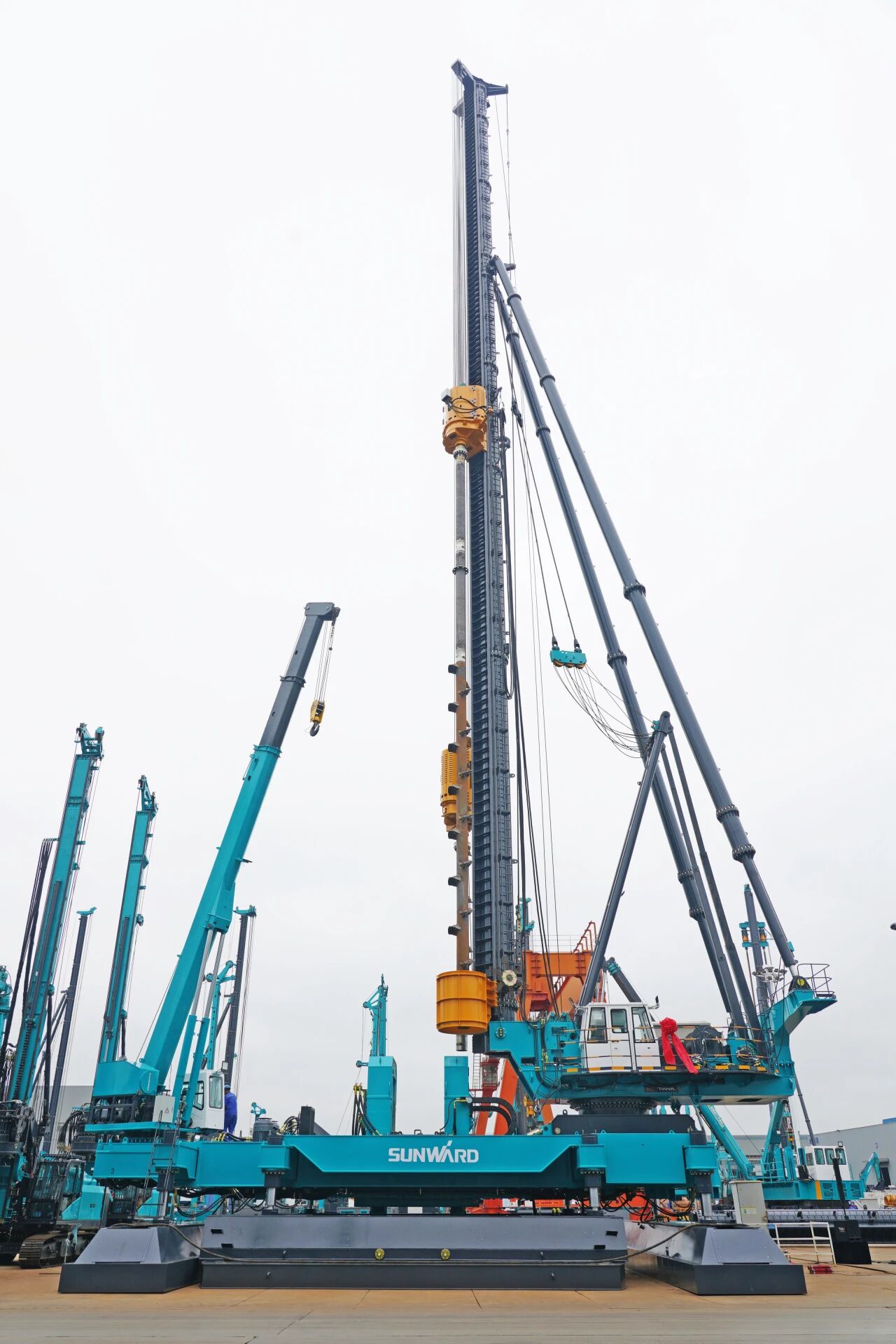 破局深基施工！山河智能搅拌中掘植桩一体机重磅交付