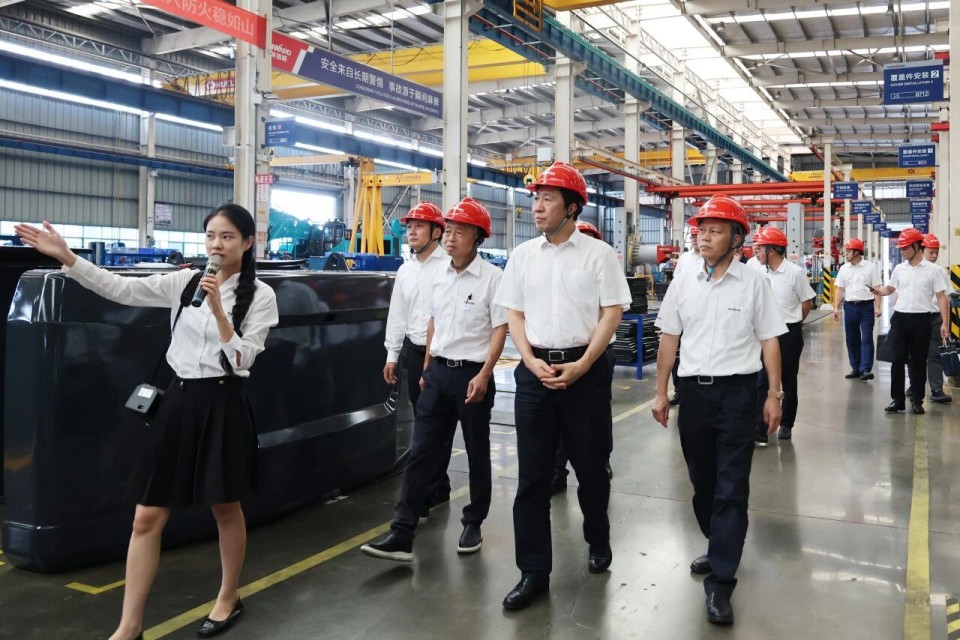 中国煤炭地质总局局长马刚到访山河智能,共谋绿色智能矿山装备发展新路径