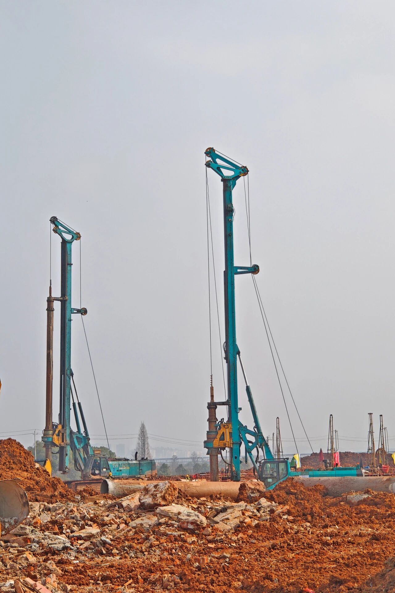 刷新“进度条”、构筑新地标！山河智能旋挖集群助力长沙奥体中心建设